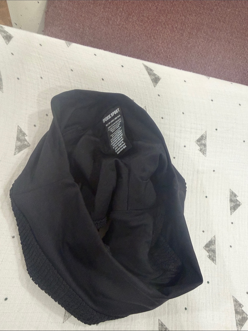 PINK Victoria's Secret Black Textured High-Rise Shorts - Picture 4 of 4